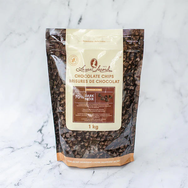 LAURA SECORD - DARK CHOOCOLATE CHIPS 70% 13x1 KG