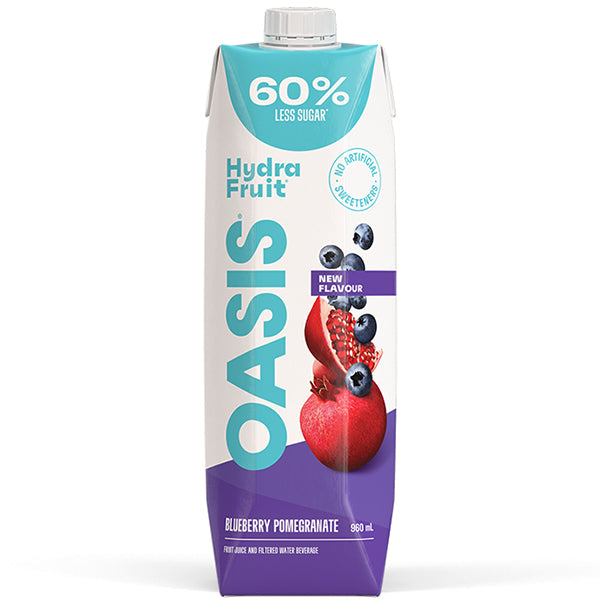 OASIS - HYDRAFRUIT BLUBERRY POM 12x960ML