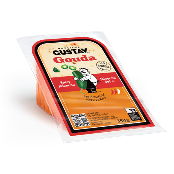 M. GUSTAV - JALAPENO GOUDA CHEESE 12x350 GR