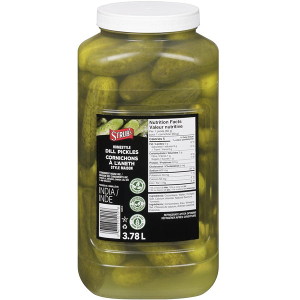 STRUBS - PICKLE DILL GARLIC HS 2x3.78 LT