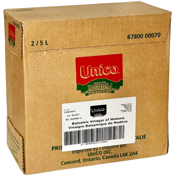 UNICO - BALSAMIC VINEGAR 2x5 LT