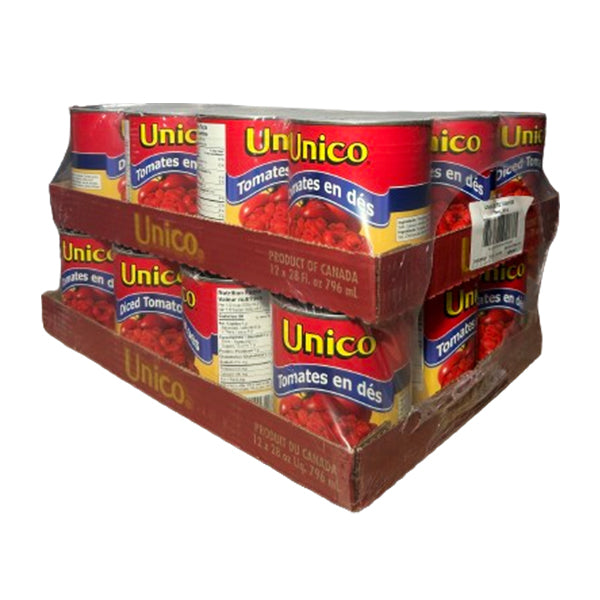 UNICO - DICED TOMATOES 24x28 OZ