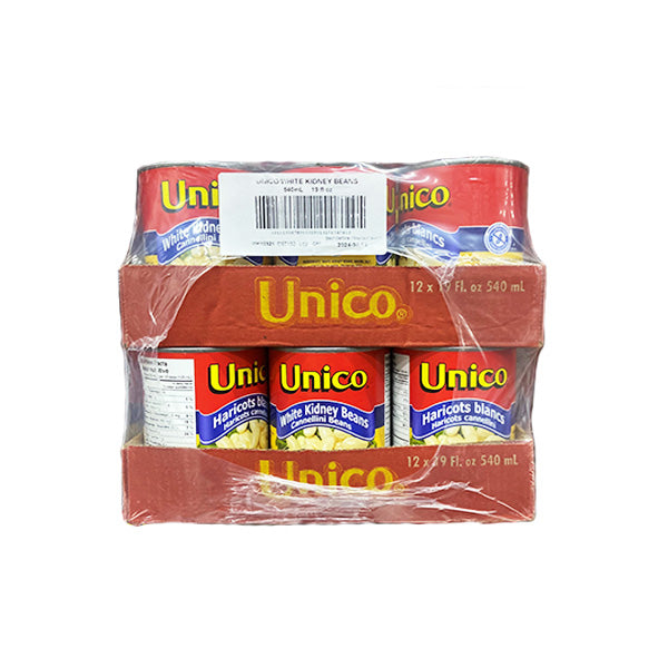 UNICO - WHITE KIDNEY BEANS 24X540ML