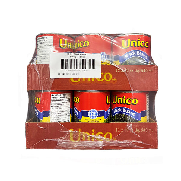 UNICO - BLACK BEANS 24x540ML