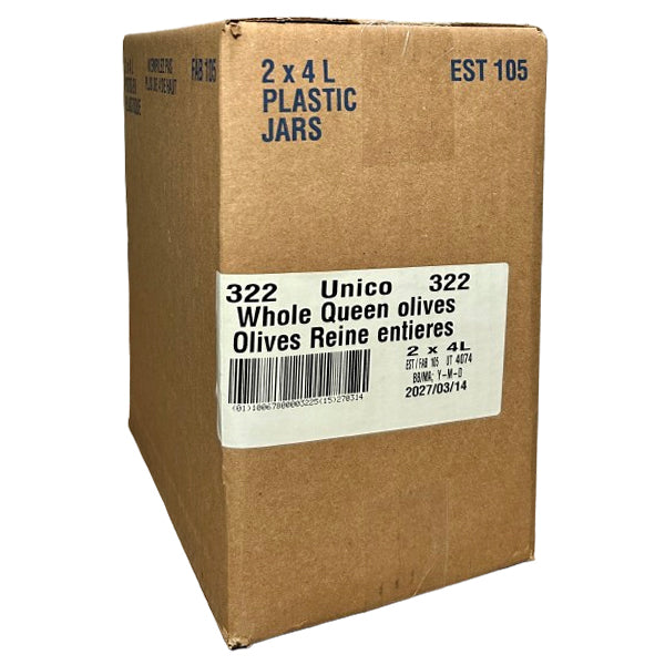 UNICO - WHOLE QUEEN OLIVES 2x4LT