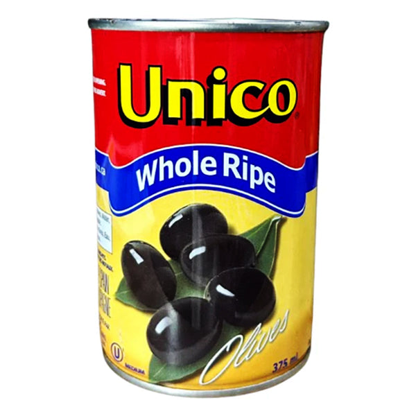 UNICO - WHOLE RIPE OLIVES 24x375ML