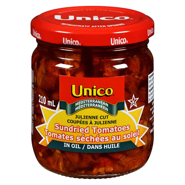 UNICO - SUNDRIED JULIENNE CUT TOMATOES 12x210 ML