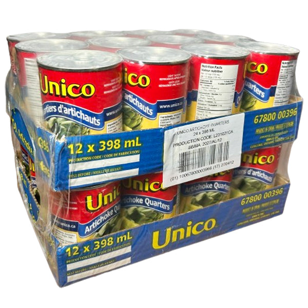 UNICO - ARTICHOKE QUARTERS 24x14 OZ