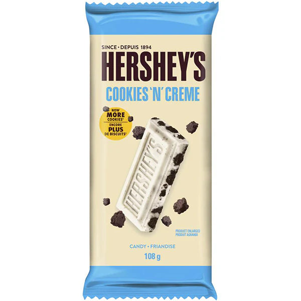 HERSHEY - COOKIES N CREME 12x108 GR