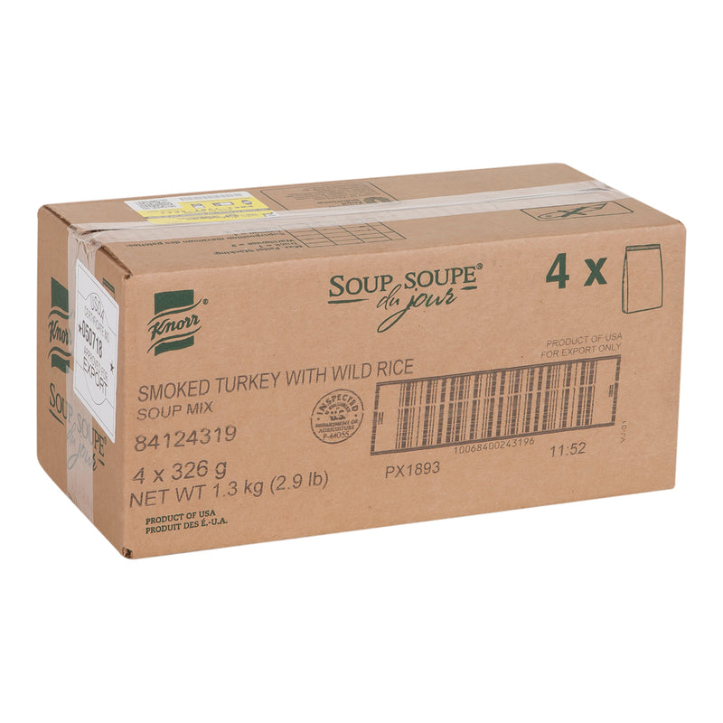 KNORR - SDJ TURKEY WILD RICE SOUP 4x326GR