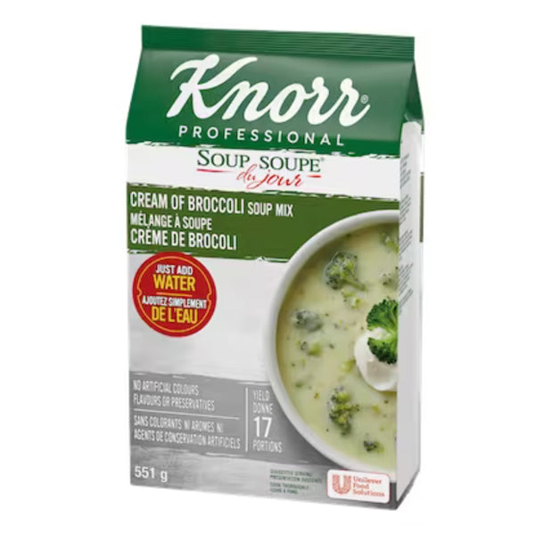 KNORR - SDJ CREAM OF BROCCOLI SOUP MIX 4x551 GR