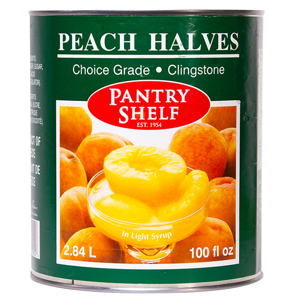 PANTRY SHELF - PEACH HALVES 6x2.84 LT