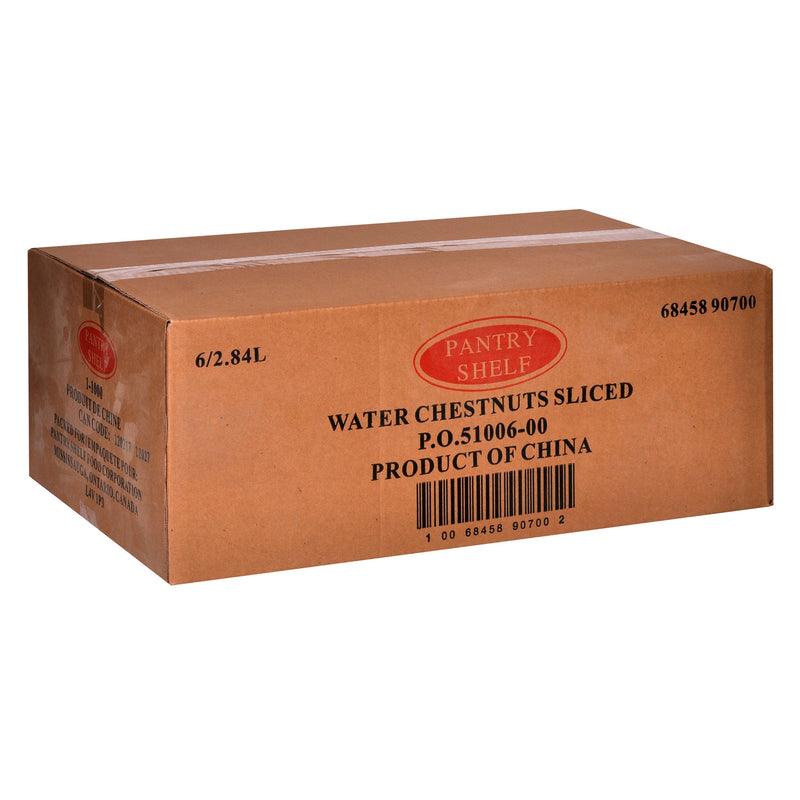 PANTRY SHELF - SLICED WATER CHESTNUTS 6x2.84 LT