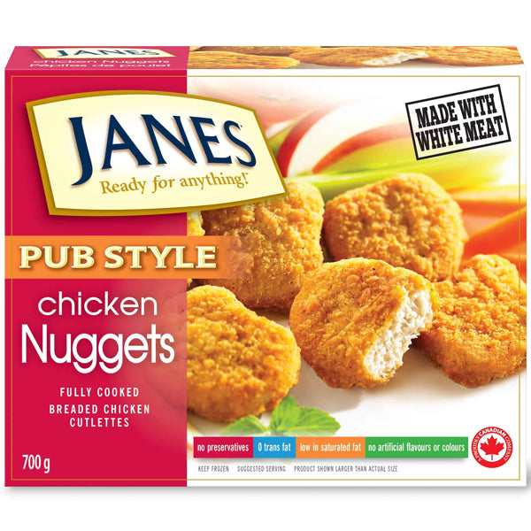JANES - PUB STYLE CHICKEN BREAST NUGGETS 6x700 GR