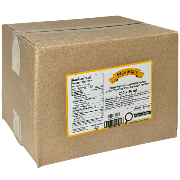 OLDE STYLE - STRAWBERRY JAM W/ PECTIN PORTIONS 200x16 ML