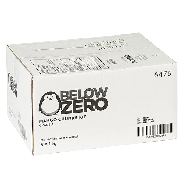 BELOW ZERO - IQF MANGO CHUNKS 5x1KG