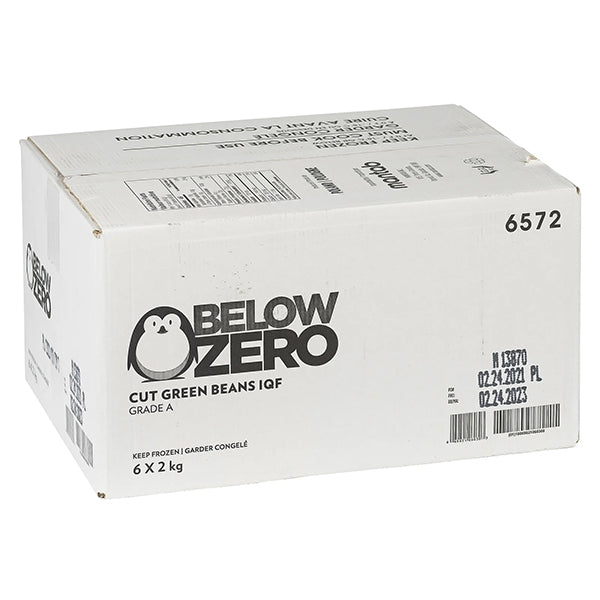 BELOW ZERO - IQF CUT GREEN BEANS 6x2 KG