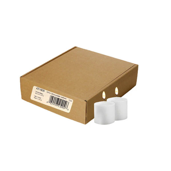 NEO-IMAGE - VOTIVES 10HR UNSCENTED WHITE 4x72 EA