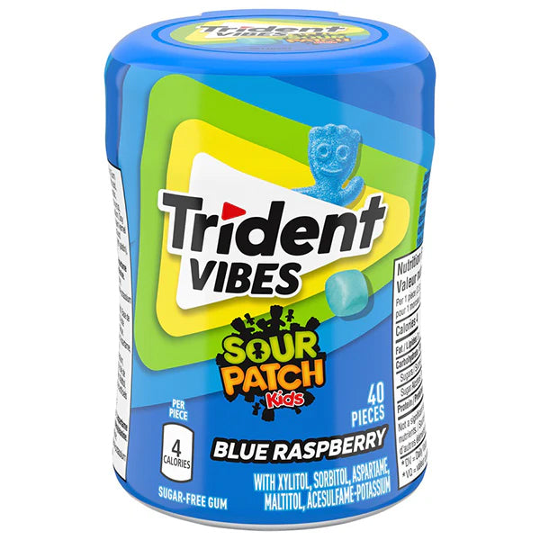 TRIDENT - SOUR PATCH KIDS BLUE RASPBERRY 4x6x40 PC