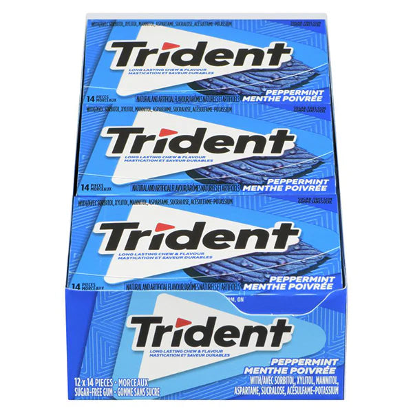 TRIDENT - SLAB PEPPERMINT 12x12x14 PK