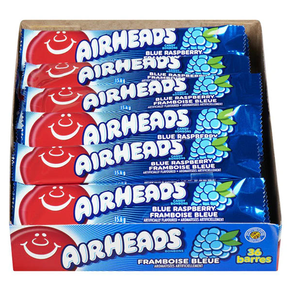 AIRHEADS - BLUE RASPBERRY 12x36x15.6 GR