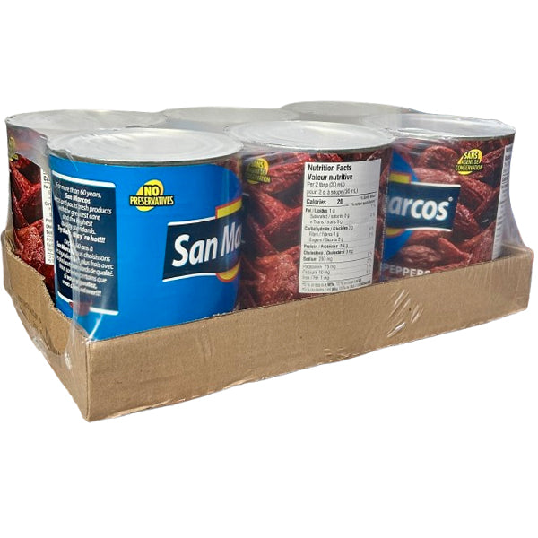 SAN MARCOS - CHIPOTLE PEPPERS 6x100 OZ