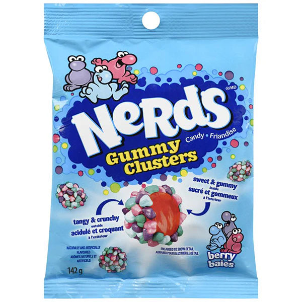 NERDS - GUMMY CLUSTER VERY  BERRY 10x142 GR