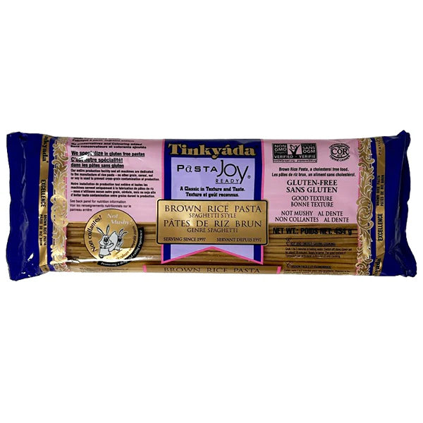 TINKYADA - BROWN RICE SPAGHETTI 12x454 GR