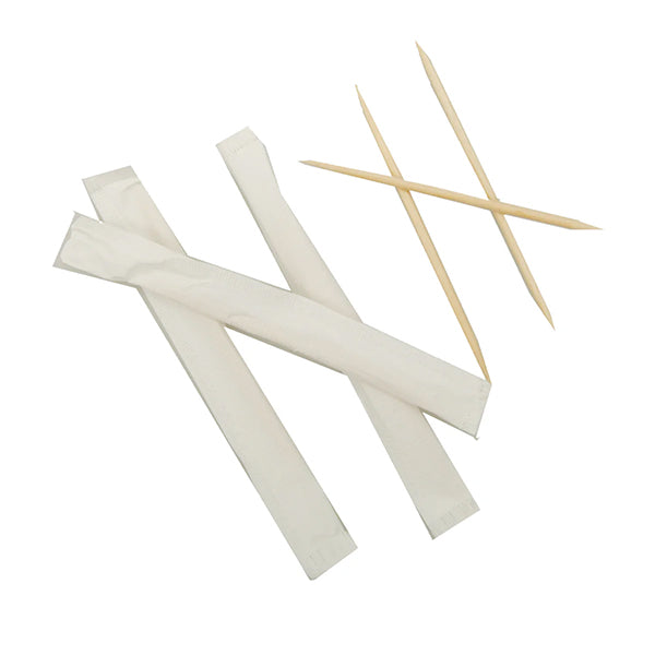 HY STIX - TOOTHPICK MINT CELLO WRAPPED 12x1000 PK