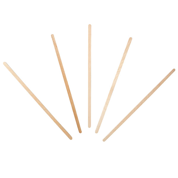 HY STIX - 7in ROUND END COFFEE STIRRERS 10x1000 PK