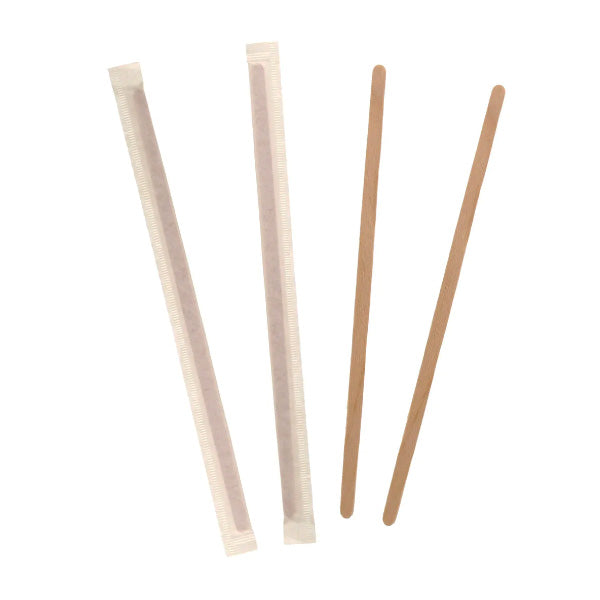 HY STIX - COFFEE STIRRER 7" PAPER WRAPPED 10x500 EA