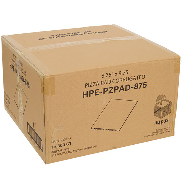 HY PAX - 8.75"x8.75" PIZZA PADS CORRUGATED 800CT