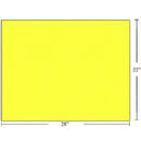 CTG - BRISTOL BOARD FLUORESCENT YELLOW 50x1 UN