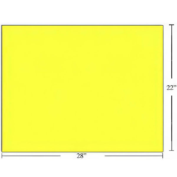 CTG - BRISTOL BOARD FLUORESCENT YELLOW 50x1 UN