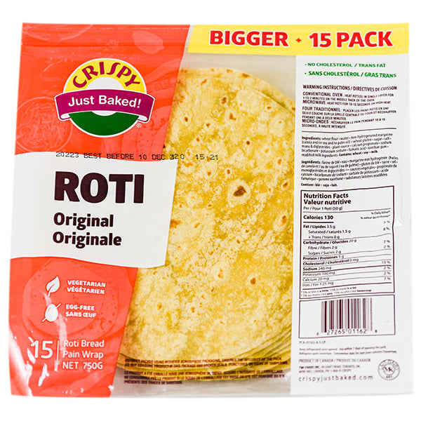 CRISPY - ROTI ORIGINAL 10x750 GR