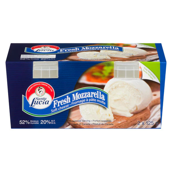 SANTA LUCIA - FRESH MOZZARELLA 6x2x125 GR