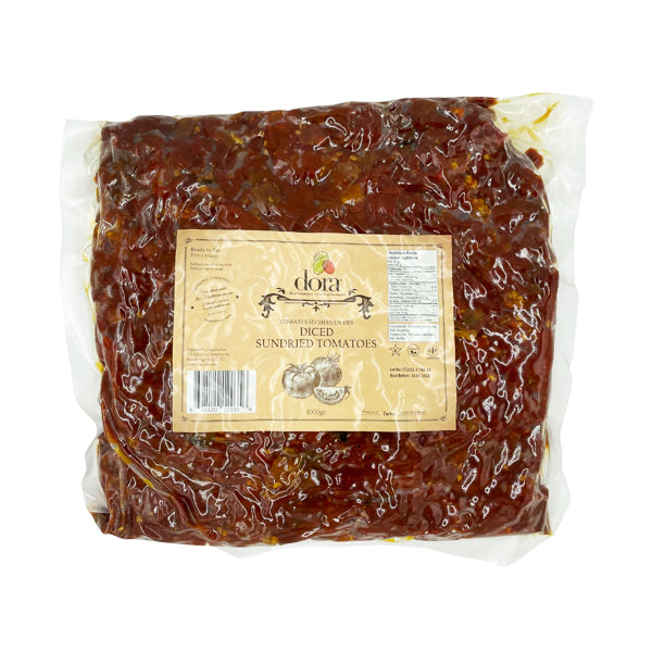 DORA REAL GOURMET - DICED SUN DRIED TOMATOES 10x1000 GR