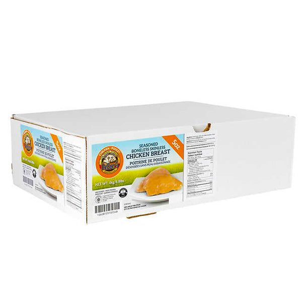 DEBOERS GOLD - FROZEN BONELESS SKINLESS BREAST 5OZ 4KG