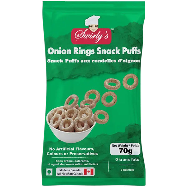 SWIRLYS - ONION RINGS SNACK PUFFS 20x70 GR