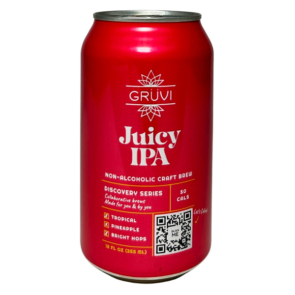 GRUVI - JUICY IPA NON-ALCOHOLIC KRAFT BREW 24x355 ML