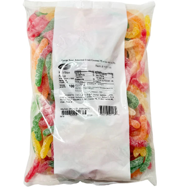 ALBANESE - SOUR WORMS 4x2.27 KG