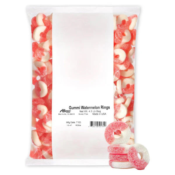 ALBANESE - WATERMELON RINGS 4x4.5 LB