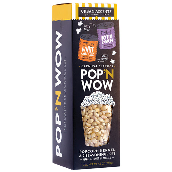 POP'N WOW - CARNIVAL CLASSICS POPCORN GIFT SET 6x213 GR