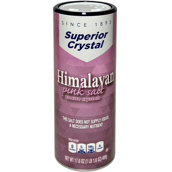 SUPERIOR CRYSTAL - HIMALAYAN PINK SALT COARSE CRYSTALS 12x17.6 OZ
