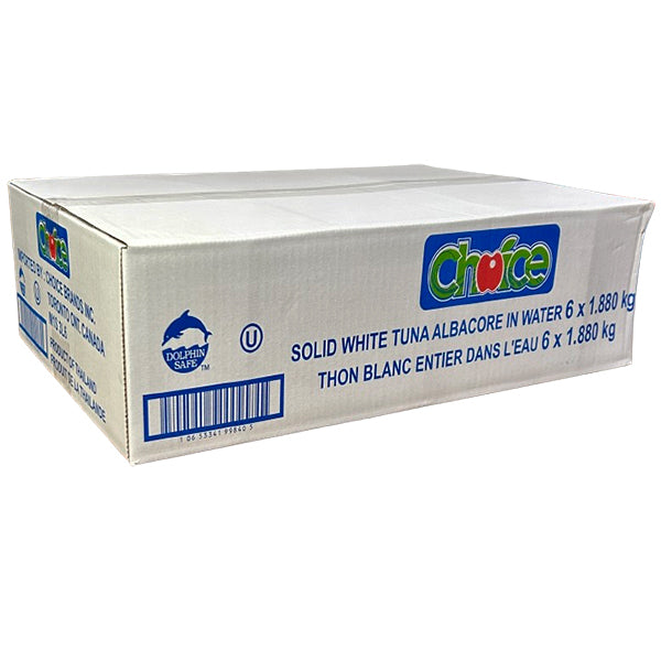 CHOICE BRANDS - ALBACORE TUNA 6x1.88 KG