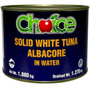 CHOICE BRANDS - ALBACORE TUNA 6x1.88 KG