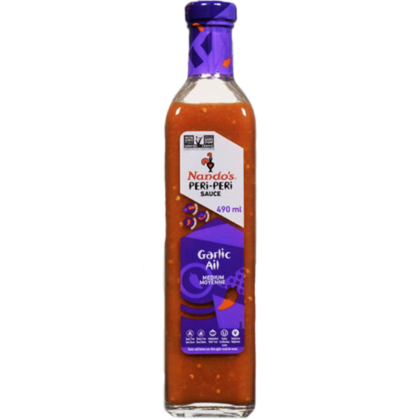 NANDO'S - PERI-PERI HOT SAUCE GARLIC 6x490 ML
