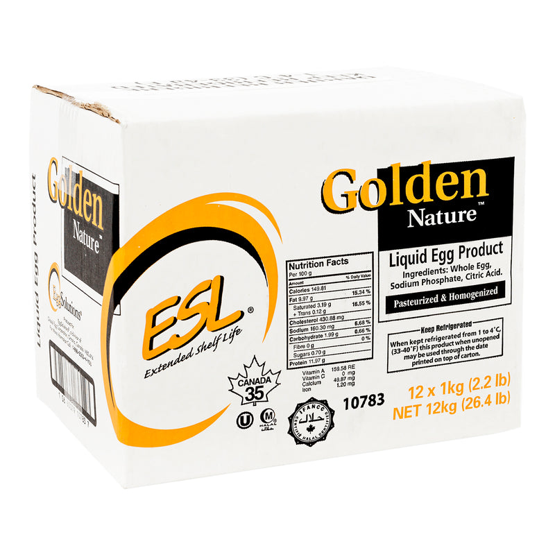 GOLDEN NATURE - EGG SOLUTIONS LIQUID EGGS 12x1LT