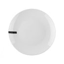 ARTIKA - 10.5in COUP WHT PLATE FLAT 12EA