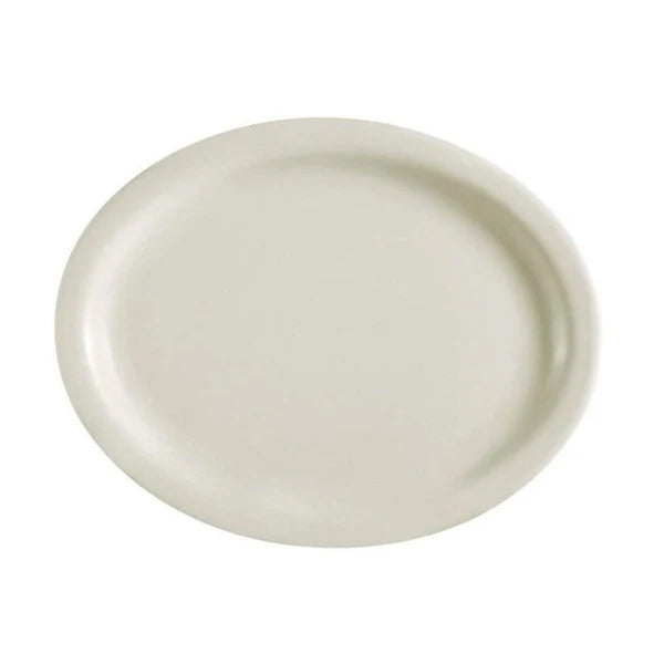 KAYALI - 13IN OVAL NARROW RIM PLATTER 12EA